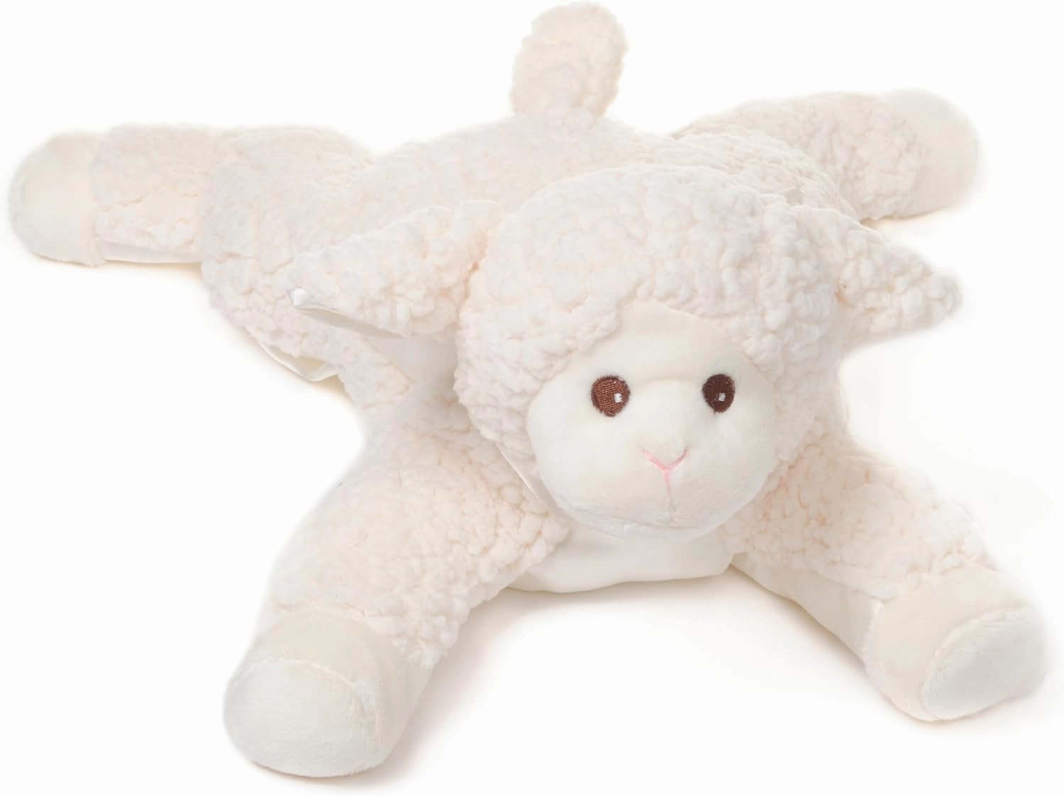 Bearington Collection Baa Stuffed Animal Lamb, 12" Creamy White Baby Lamb Plush - Sheep Stuffed Animal - Sheep Toy