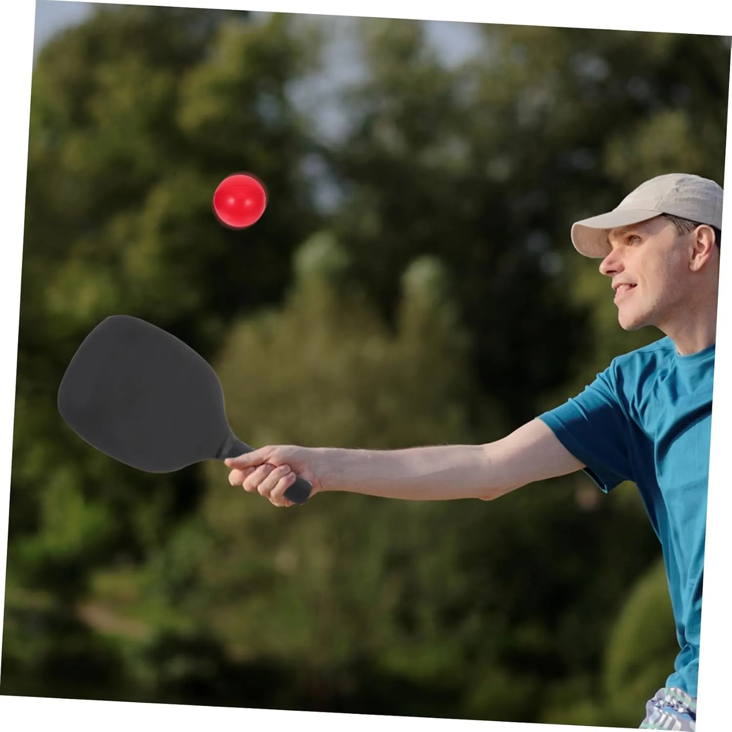 BESPORTBLE Pu Beach Balls Paddle Balls for Outdoor Fun for Beach Games Activities