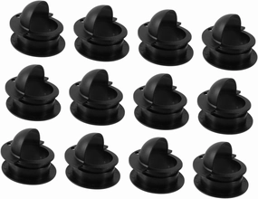 BESPORTBLE Foosball Entry Dish Parts 12 Pcs Set for Football Machine Plastic Scratch-Resistant for Standard Tables