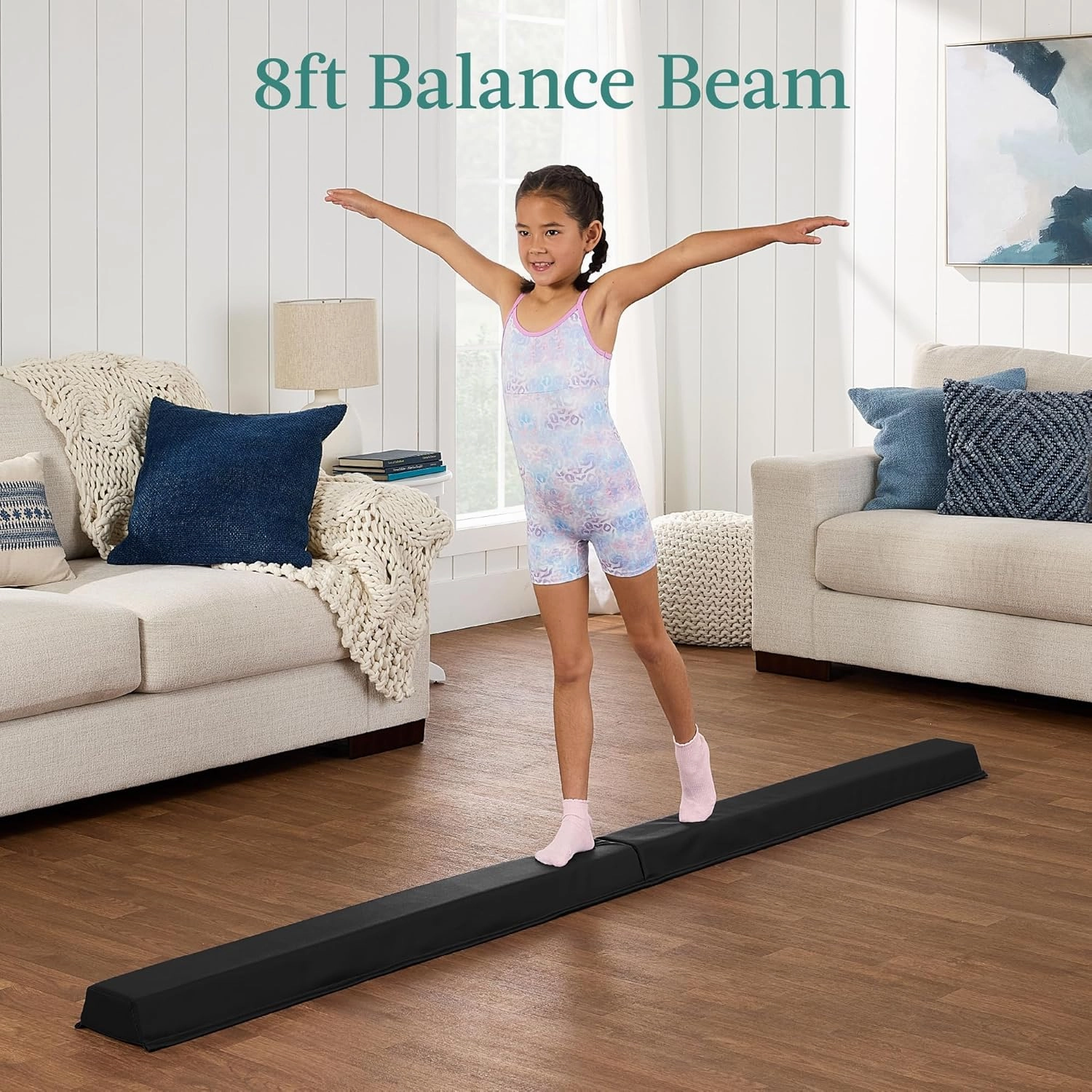 Best Choice Products 10ftx4ftx2in Folding Gym Mat 4-Panel Exercise Gymnastics Aerobics Workout Fitness Floor Mats w/Carrying Handles
