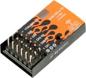 BETAFPV ExpressLRS Micro Receiver Support 5 CH PWM Outputs Failsafe Function with IPEX MHF T Antenna Compatible for Multirotors Fixed-Wing Helicopters RC Cars Boats Easy to Install Plug and Play
