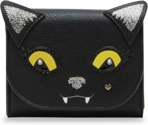 Betsey Johnson Black Cat Bifold Wallet