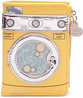 Betsey Johnson Spin Me Bifold Wallet, Yellow