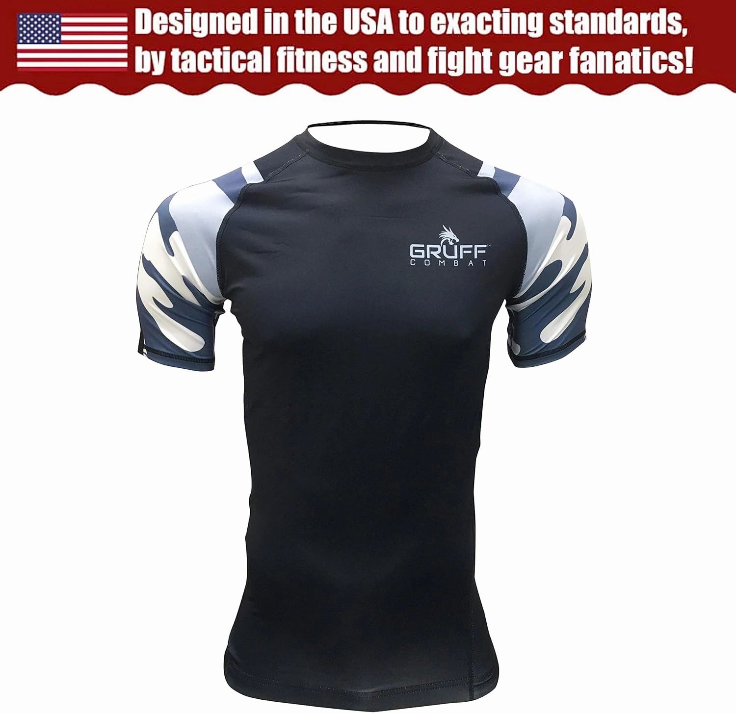 BJJ Rash Guards Grappling MMA Jiu Jitsu No Gi UFC Shirt Fight Wear, Short Sleeves