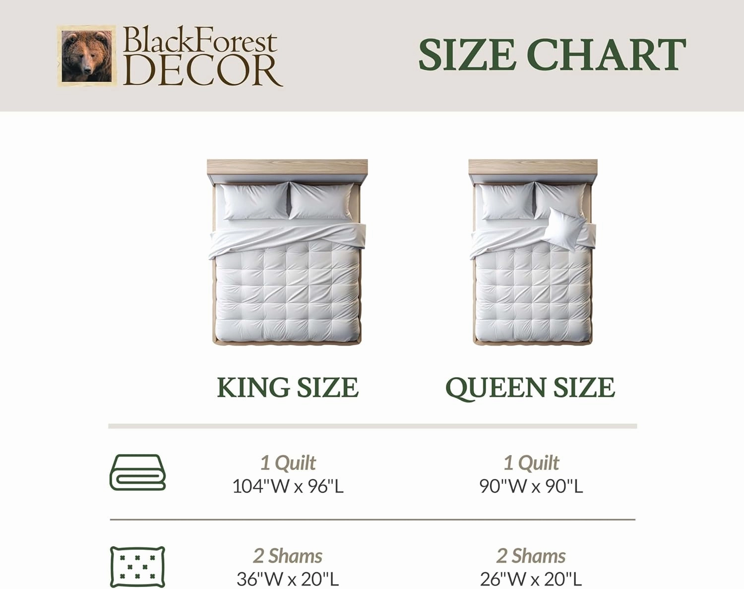 Black Forest Décor Mountain Morning Bear Quilt Bed Set - Queen, Rustic Bear & Forest Cabin Bedding - 90" x 90"