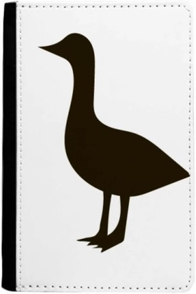 Black Goose Cute Animal Portrayal Passport Holder Notecase Burse Wallet Cover Card Purse