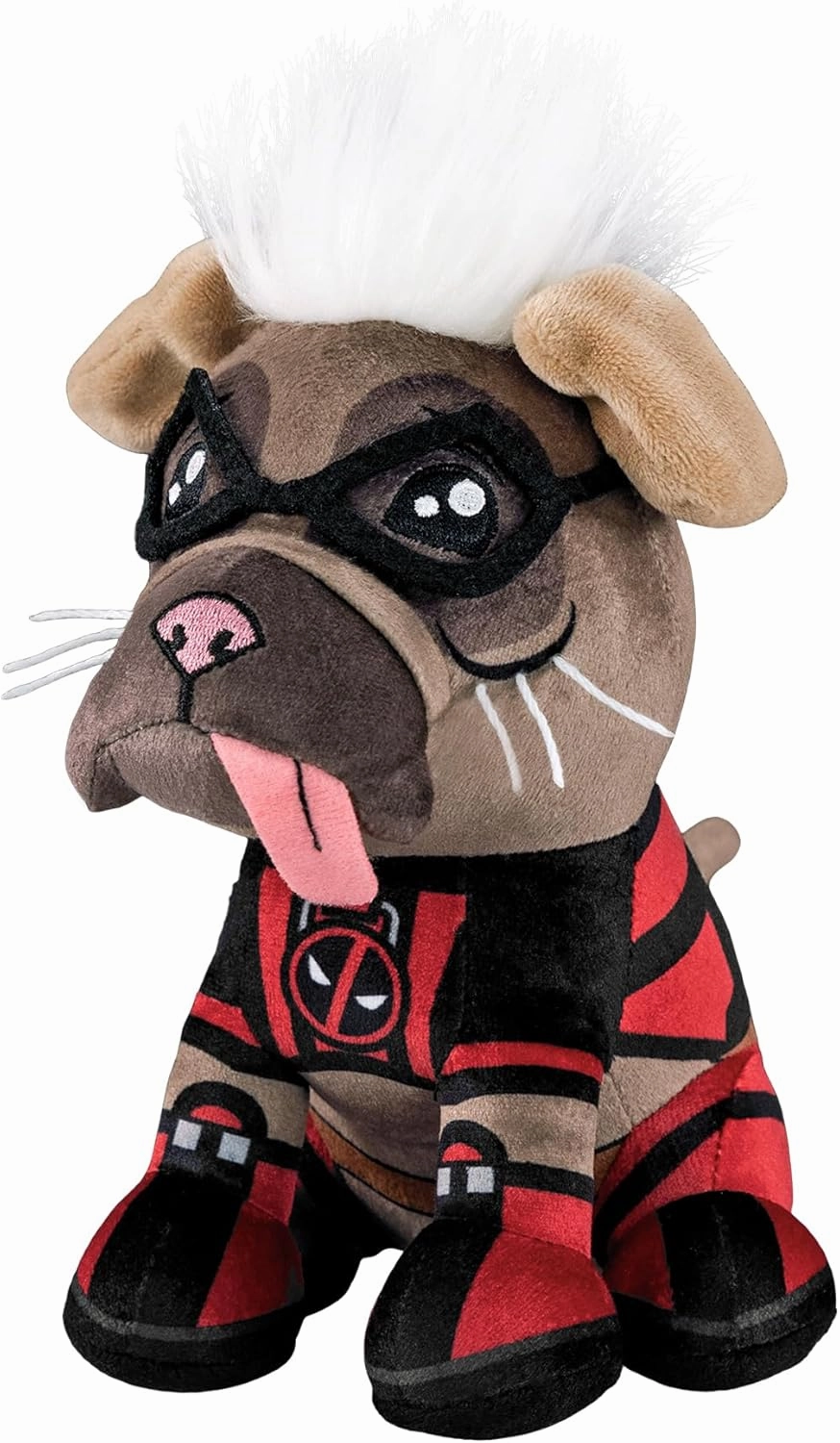 Bleacher Creatures Marvel Deadpool 3 Dogpool 8" Kuricha Sitting Plush- Soft Chibi Inspired Toy