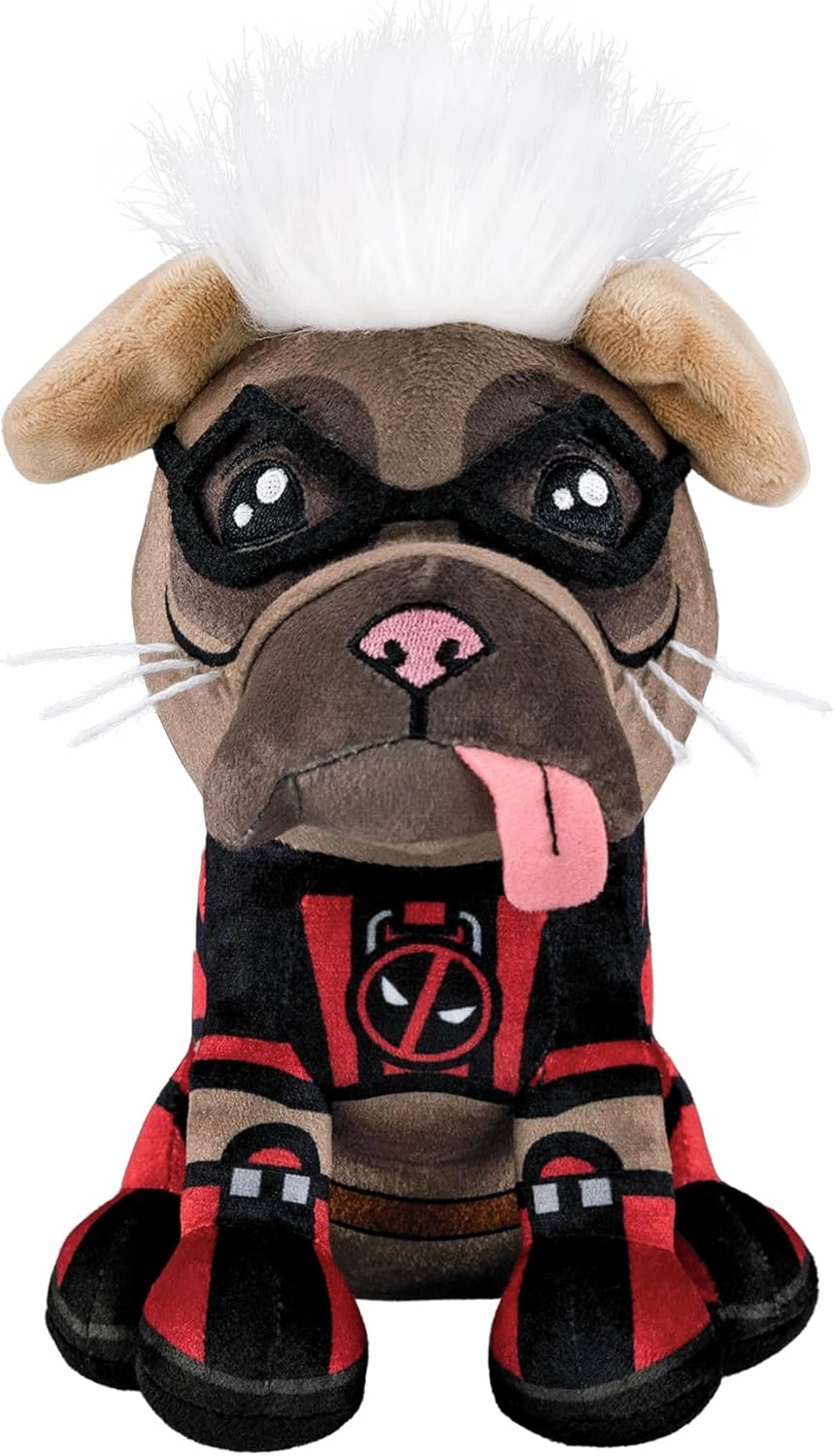 Bleacher Creatures Marvel Deadpool 3 Dogpool 8" Kuricha Sitting Plush- Soft Chibi Inspired Toy