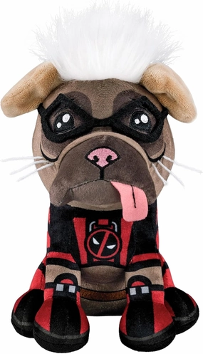 Bleacher Creatures Marvel Deadpool 3 Dogpool 8" Kuricha Sitting Plush- Soft Chibi Inspired Toy