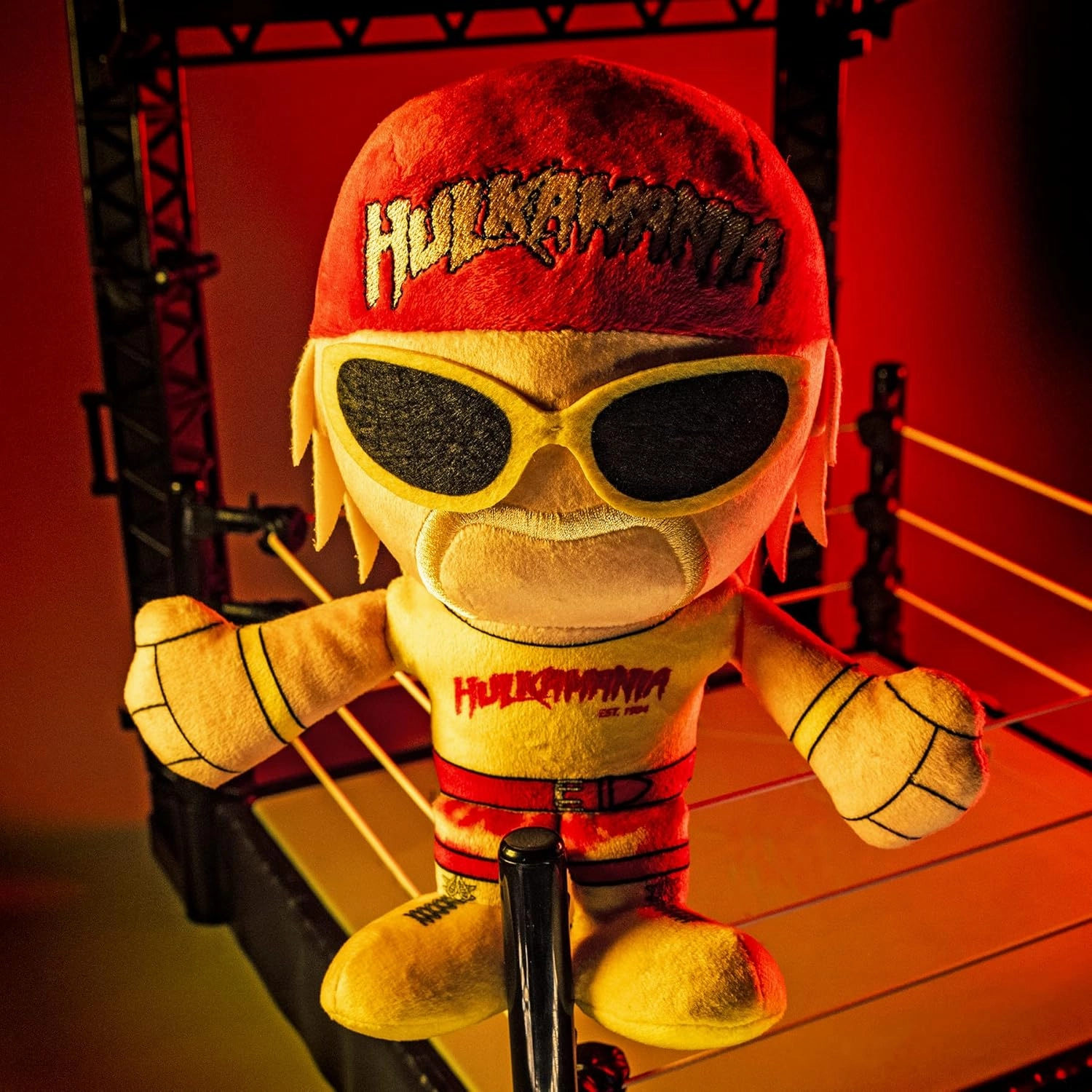 Bleacher Creatures WWE Hulk Hogan 8" Kuricha Sitting Plush- Soft Chibi Inspired Toy