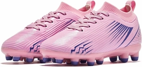 Boys Girls Soccer Cleats - Kids Dynamic Collar Football Shoes - Firm Ground Outdoor(Toddler/Little Kid/Big Kid)