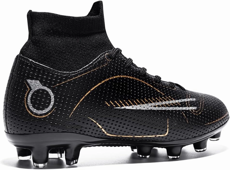 breooes Boys Soccer Cleats Kids Footaball Cleats Outdoor Trainning Soccer Shoes Athletic Girls Football Shoes