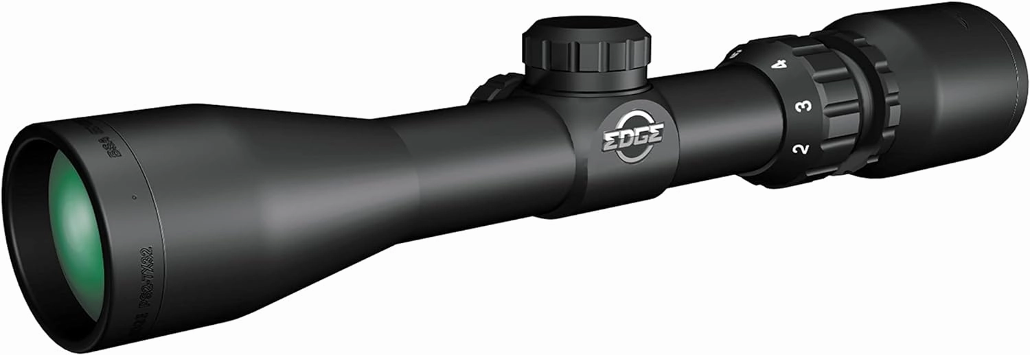 BSA Optics Edge Pistol Scope 2-7x28mm 30/30 Duplex Reticle, Black Matte