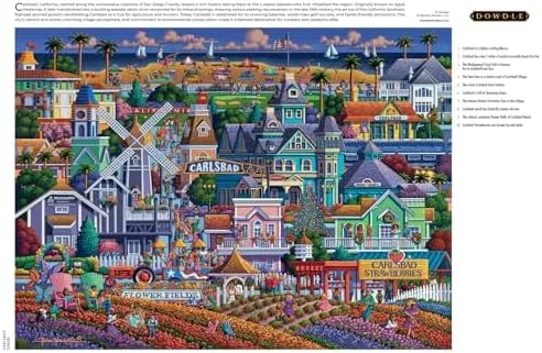 Buffalo Games - Eric Dowdle - Carlsbad - 1000 Piece Jigsaw Puzzle for Adults -Challenging Puzzle Perfect for Game Nights - Finished Size is 26.75 x 19.75