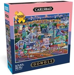Buffalo Games - Eric Dowdle - Carlsbad - 1000 Piece Jigsaw Puzzle for Adults -Challenging Puzzle Perfect for Game Nights - Finished Size is 26.75 x 19.75