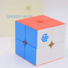Bukefuno GAN 251 M Air 2x2 Magnetic Magic Cube GAN251 MAir Speed Magic GAN 251 Air 2x2x2 Stickerless Cubes Gans Mini Magnets 2021 Puzzle