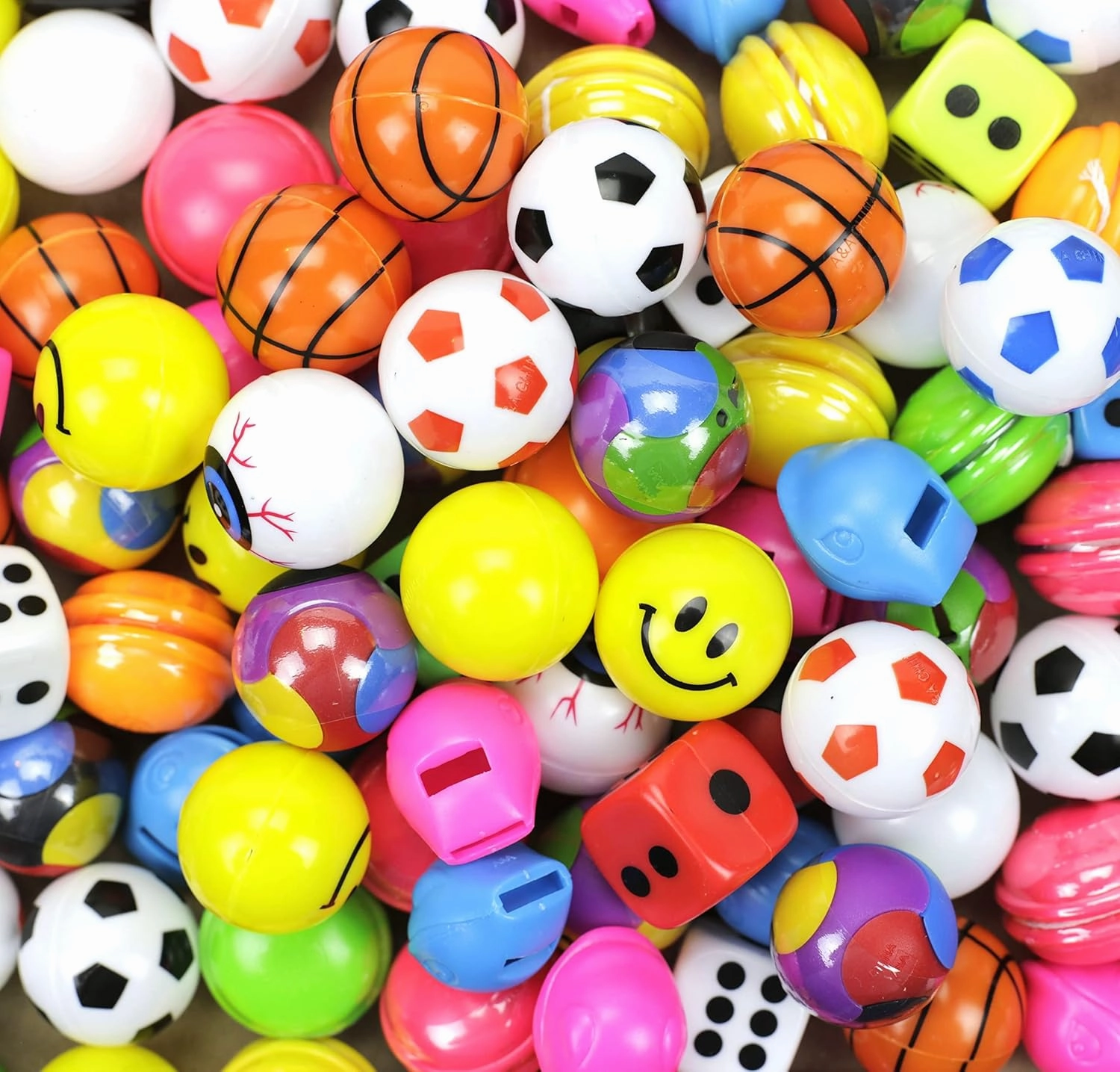 Bulk Toys - 100 Pcs Mini Toys - 1.36 Inch Party Favors for Kids - Bulk Prizes for Kids - Birthday Favors Tiny Kid Gifts - Pinata Stuffers Goody Bag Stuffers Easter Egg Fillers - Vending Machine Toys