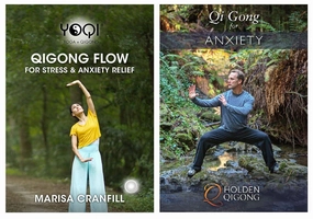 Bundle: Qi Gong for Stress and Anxiety Relief 2-DVD (YOQI Qigong DVD) Marisa Cranfill & Lee Holden Qigong DVD