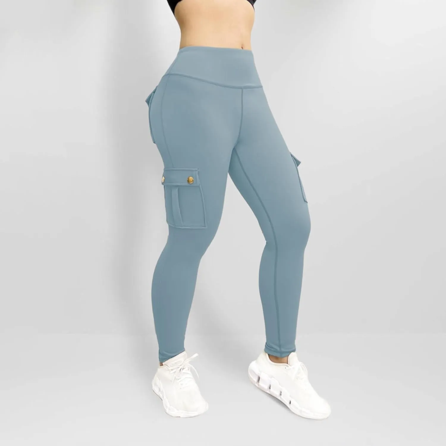 Butt Lifting Leggings for Women 2024 Fashion Flare Cargo Gym Workout Leggings High Waist Seamless Yoga Baggy Pants