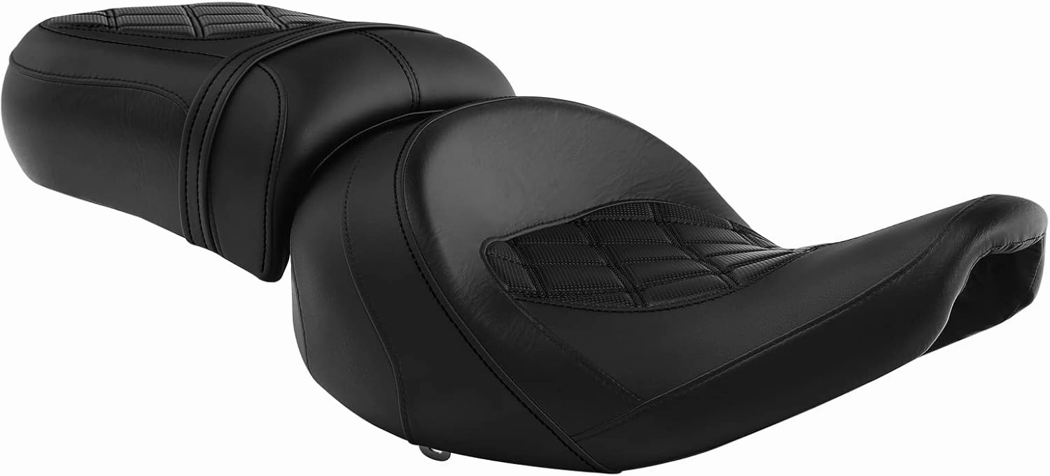 C.C. RIDER 2 Up Driver Rider&Passenger Seat Fit for Indian Chieftain 2014-2024 Roadmaster 2015-2024 Springfield 2016-2024 Vintage 2020-2021