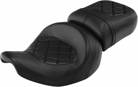 C.C. RIDER 2 Up Driver Rider&Passenger Seat Fit for Indian Chieftain 2014-2024 Roadmaster 2015-2024 Springfield 2016-2024 Vintage 2020-2021