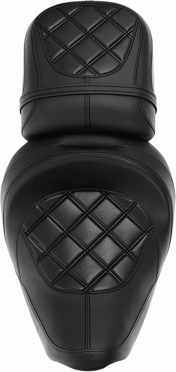 C.C. RIDER 2 Up Driver Rider&Passenger Seat Fit for Indian Chieftain 2014-2024 Roadmaster 2015-2024 Springfield 2016-2024 Vintage 2020-2021