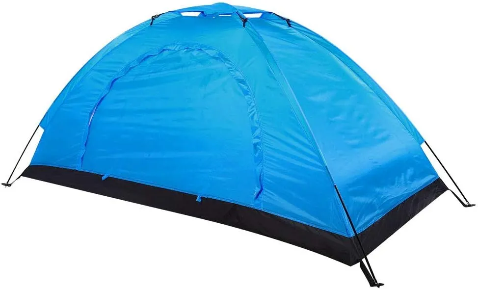 Camping Tent 1 Man Person Easy Set Up Outdoor Leisure Waterproof Tent for Backpacking Hiking Trekking Travel Climbing Outdoor Activities