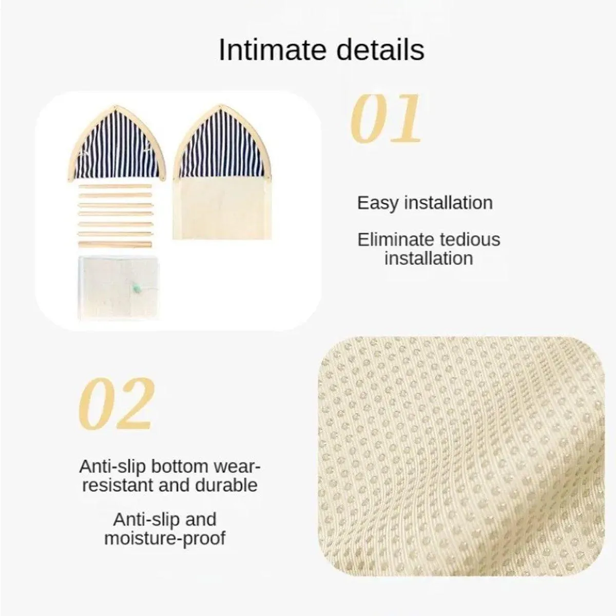 Cat House Tent Sisal Scratch Board Cat Villa Pet Nest With Double-Sided Mat