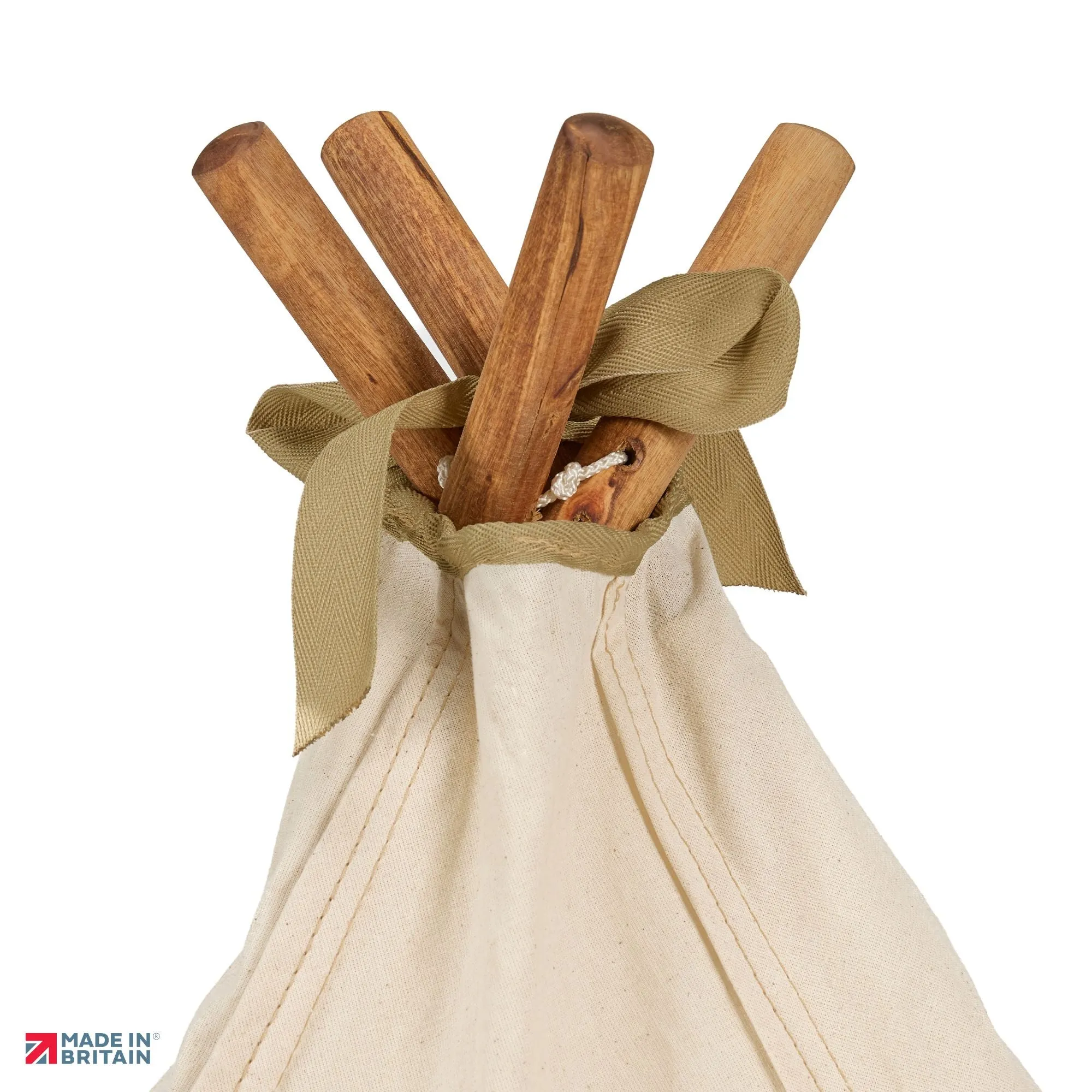 Cat Tent - Indoor Cat Teepee Tent - Cotton (Natural)