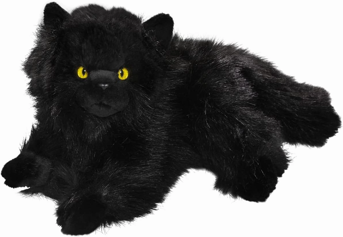 Cat, Persian Black, 12 inches, 30cm, Plush Toy, Soft Toy, Stuffed Animal 3474