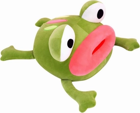 CAZOYEE Soft Frog Plushies Gifts for Girls Boys, Frog Snuggly Hugging Pillow, Cuddly Stuffed Animals Decoration,10"