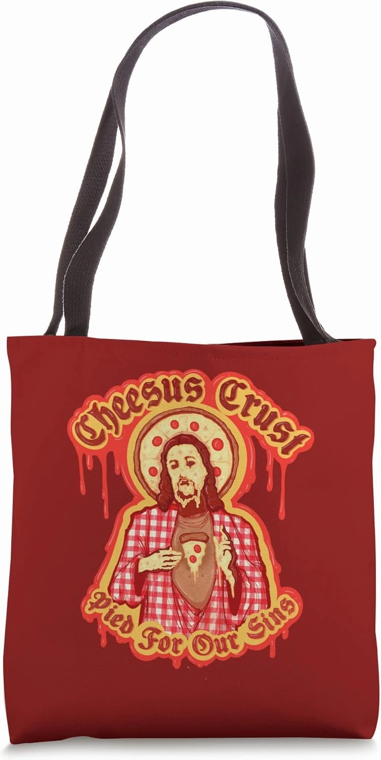 Cheesus Crust Tote Bag