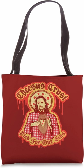 Cheesus Crust Tote Bag