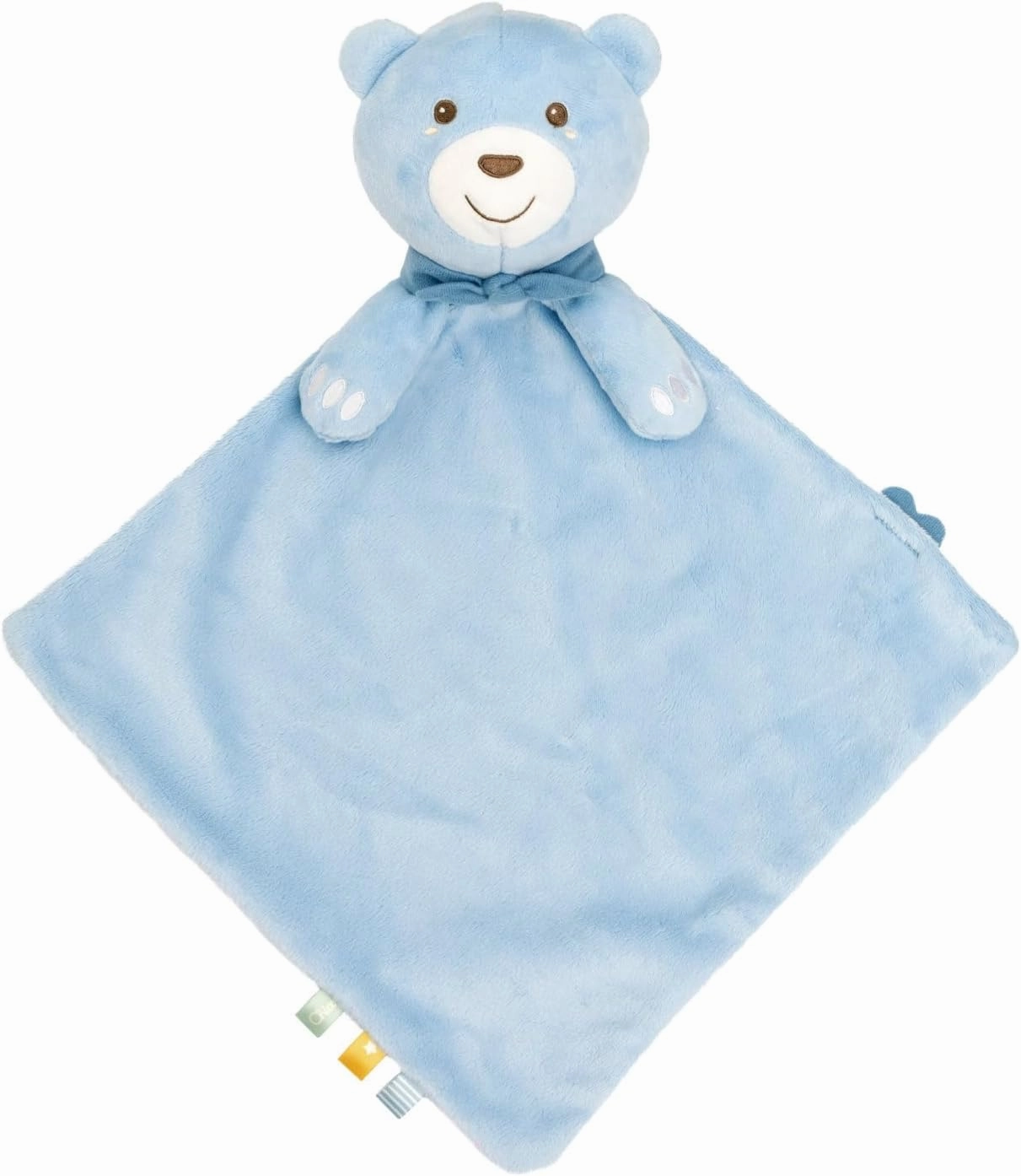Chicco Maxi Teddy Bear Toy, Soft Velvet Puppet with Classical Music and New Age, Baby Plush, Soft to Cuddle, Machine Washable, 0  Months, Azure