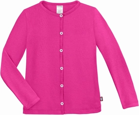 City Threads Girls Cardigan Top Button Down Sweater Layering School Play for Sensitive Skin SPD Sensory Friendly