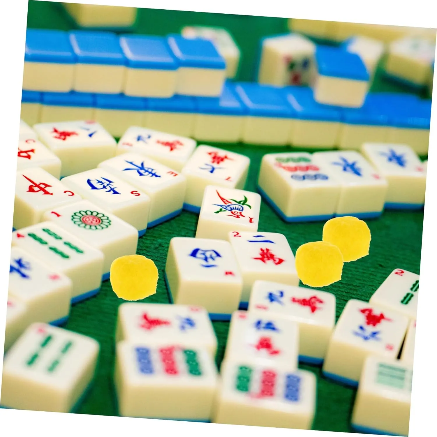 Cleaning Ball Mahjong Tiles Table with Only Accessory Large Mahjong Machine Washing Balls Mahjong Ball
