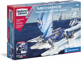 Clementoni 50063 Mechanics Laboratory Trimaran and Scooter Water Water Training Lock Set for Children from 8 LAT Version Poland