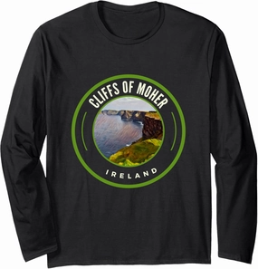 Cliffs of Moher Ireland Irish Cute Tops, Tees, & Gear Items Long Sleeve T-Shirt