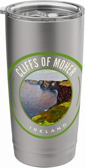 Cliffs of Moher Ireland Irish Cute Tops, Tees, & Gear Items Stainless Steel Insulated Tumbler