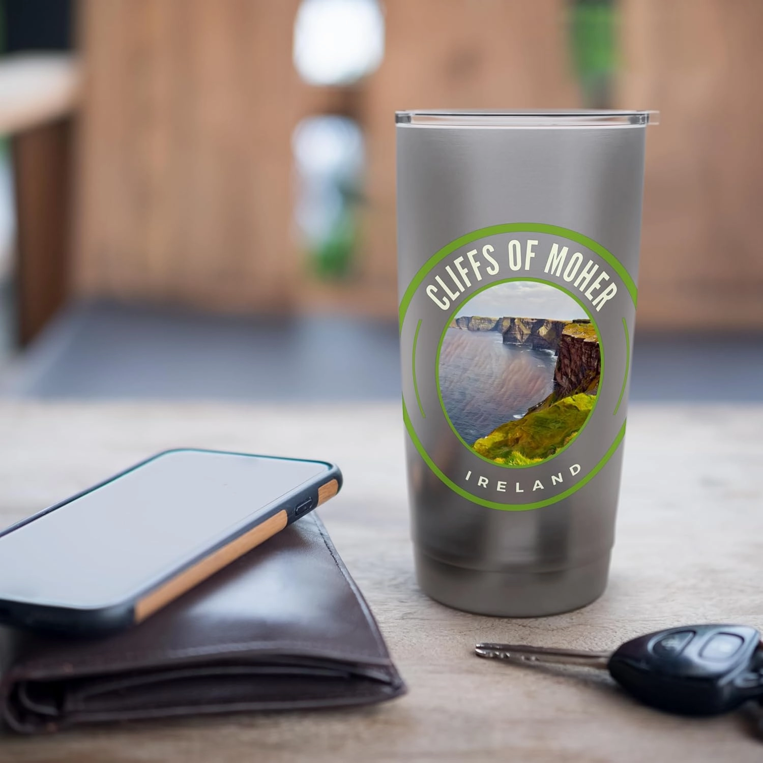 Cliffs of Moher Ireland Irish Cute Tops, Tees, & Gear Items Stainless Steel Insulated Tumbler