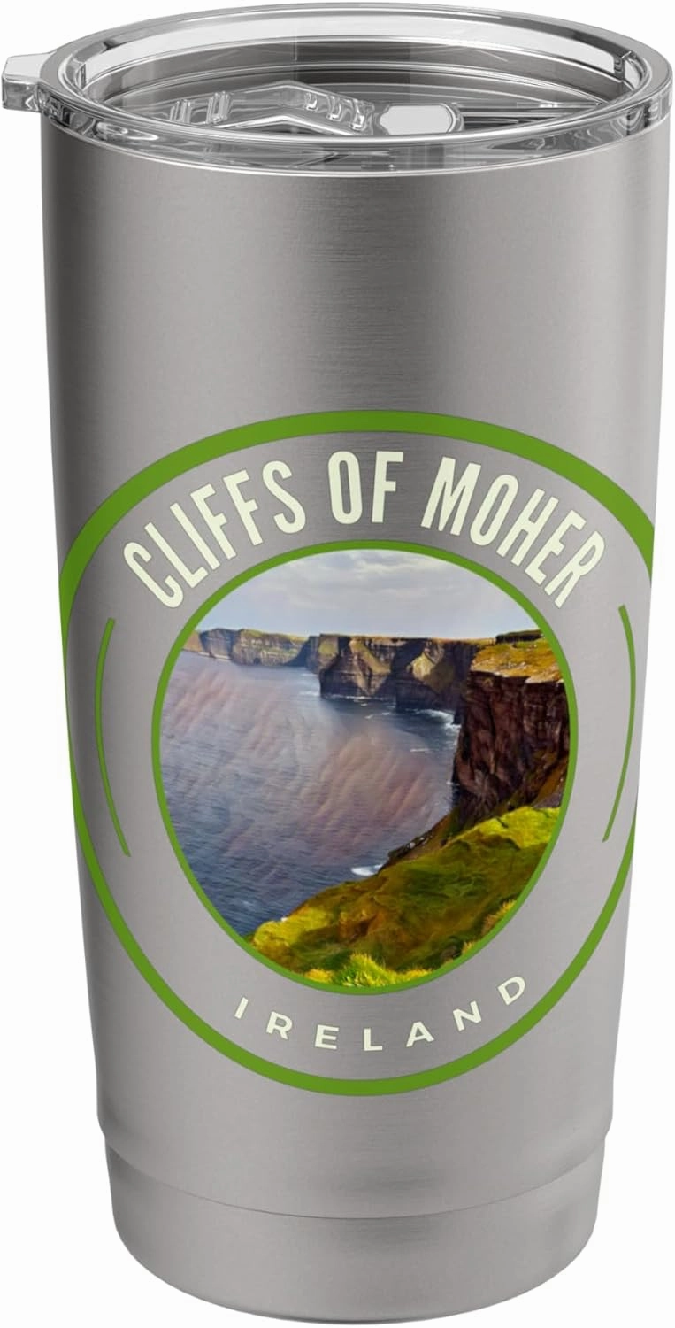 Cliffs of Moher Ireland Irish Cute Tops, Tees, & Gear Items Stainless Steel Insulated Tumbler