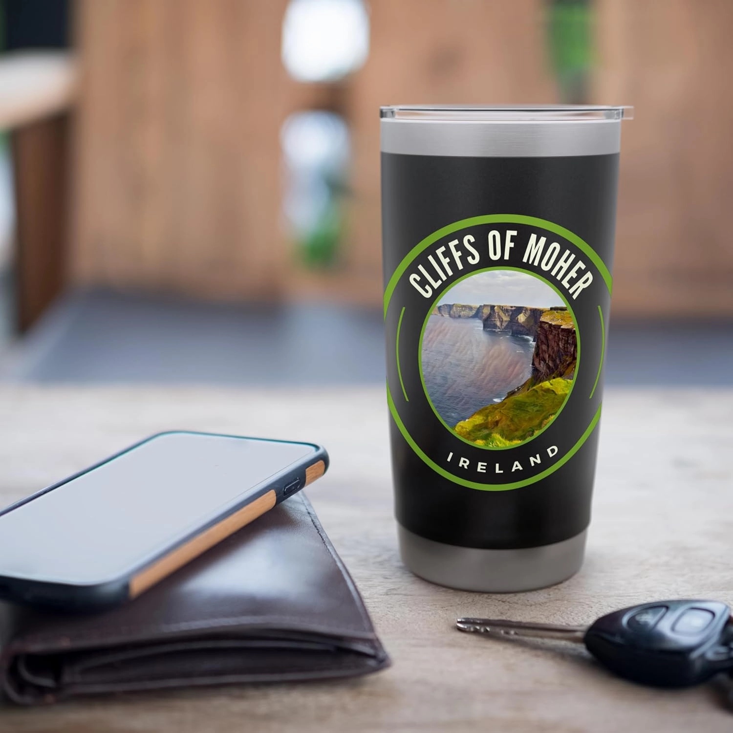 Cliffs of Moher Ireland Irish Cute Tops, Tees, & Gear Items Stainless Steel Insulated Tumbler