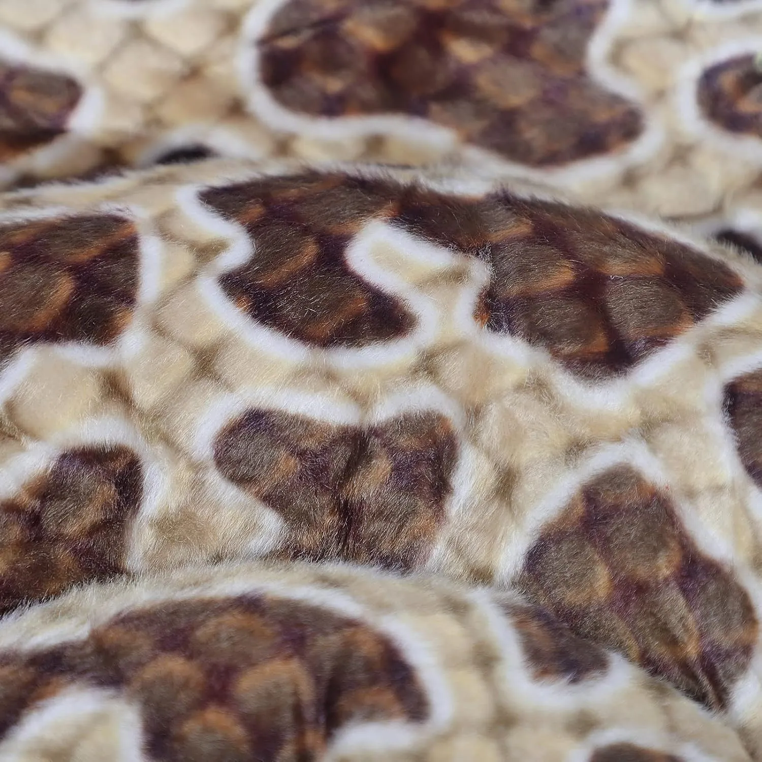 Clobeau 78 Inch Brown Speckled Snake Plush Toy - Lifelike Snake Stuffed Animal, Soft Plush Stuffed Snakes for Kids, Cuddly Reptile Stuff Toy for Children (Brown)