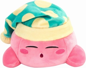 Club Mocchi Mocchi Kirby Plush - Sleeping Kirby Plushie - Easter Basket Stuffers - Squishy Plush - 6 Inch