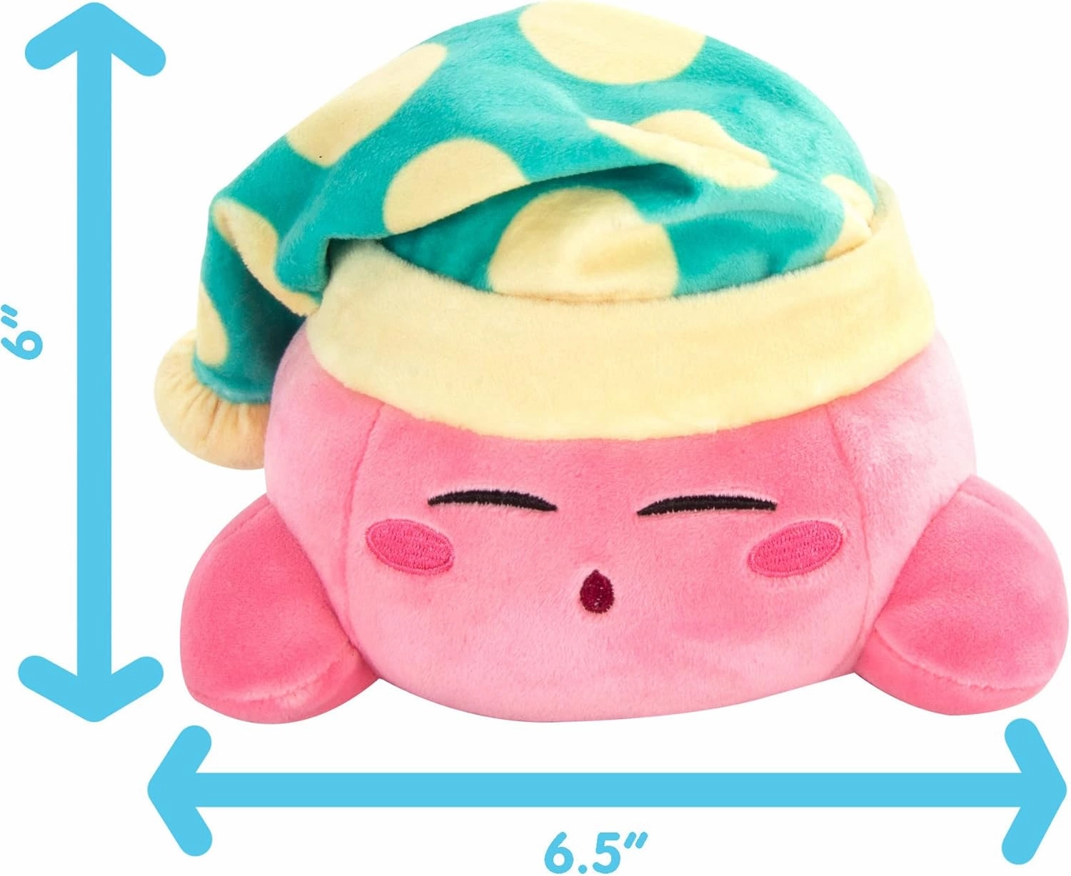 Club Mocchi Mocchi Kirby Plush - Sleeping Kirby Plushie - Easter Basket Stuffers - Squishy Plush - 6 Inch