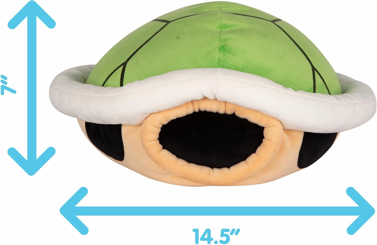 Club Mocchi Mocchi- Mario Kart Plushies - Green Shell Plushie - Squishy Mario Toys and Cute Stuffed Animals - Gaming Room Decor - Video Game Collectibles - 15 Inch