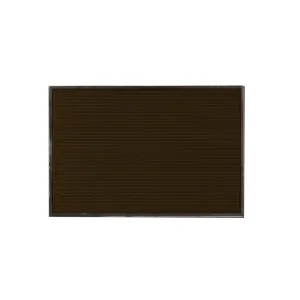 Comfy Feet Brown Carpet Floor Mat - Ribbed - 36" x 24" - 1 count box