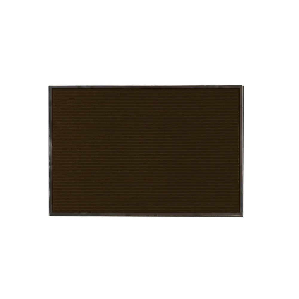 Comfy Feet Brown Carpet Floor Mat - Ribbed - 36" x 24" - 1 count box
