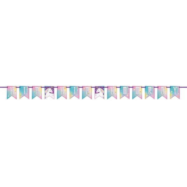 Complete Unicorn Themed Party Pack for 8 people Including Tableware and Favours