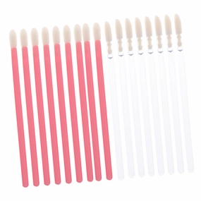 Convenient 200pcs Disposable Lip Brush Lipstick Applicator Makeup Kit Soft Bristles for Full Lips Easy to Use